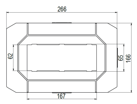 Кабель-канал 70х22 плинтусный треxсекционный с крышкой IN-Liner FRONT