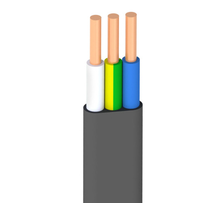 Кабель силовой ВВГнг(А)-LSLTx 3х4 плоский 0,66    ТРТС Ореол 00000062673