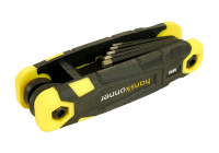 Набор ключей шестигранных в складном кейсе сталь S2 1.5-8'мм (1 комплект - 8шт) Sturm HK1045-04-8H