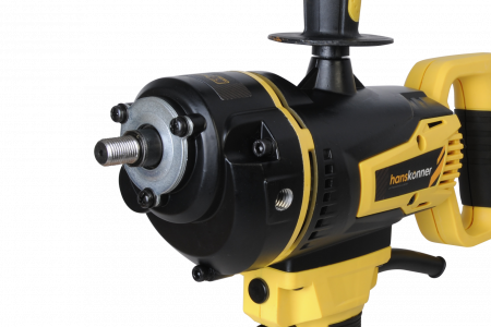 Дрель-миксер 1400Вт 0-800об/мин патрон 16мм металический редуктор 4м кабель Hanskonner HDM2014E