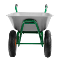 Тачка садово-строительная, 2-х колесная, усиленная, грузоподъемность 320 кг, объем 100 л Matrix 689233