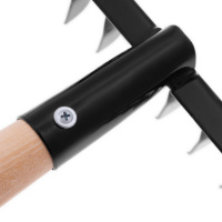 Грабли стальные, 1300 мм, 14 витых зубьев, деревянный черенок СИБРТЕХ 61768