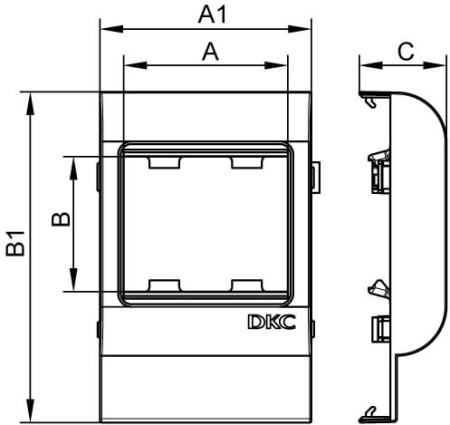 Угол плоский Г-образный APM 22x10 In-liner DKC 00407