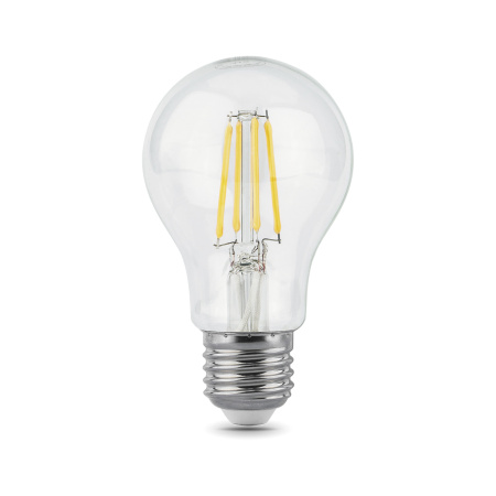 Лампа Gauss Filament А60 8W 780lm 4100К Е27 LED 1/10/40 GAUSS 102802208