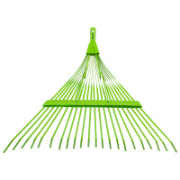 Грабли веерные стальные, 565 мм, 22 плоских зуба, эмалированные, усиленные, без черенка PALISAD 617015