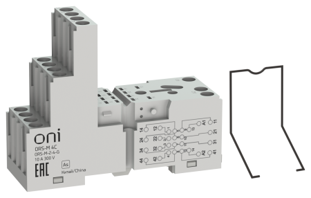 Розетка трёхъярусная ORS-M для реле ORM 4C ONI ORS-M-2-4-G