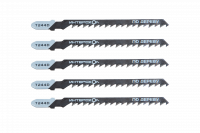 Пилки для лобзика по дереву T244D 100х75х4.0. криволинейный рез (5шт) Интерскол 35175.100