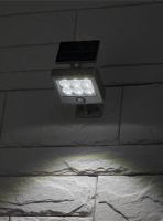 Прожектор с датчиком движения, на солнечной батарее, 6LED, 150 lm ERAFS048-08 ЭРА Б0044248