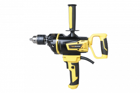 Дрель-миксер 1400Вт 0-800об/мин патрон 16мм металический редуктор 4м кабель Hanskonner HDM2014E