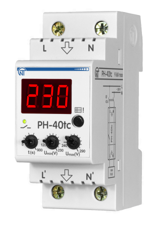 Реле напряжения РН-40tc Новатек-Электро 3425600040tc