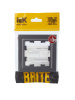 BRITE Рамка 1 пост РУ-1-БрС сталь IEK BR-M12-K46