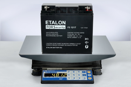 Аккумулятор FS 12В 17Ач ETALON BATTERY FS 1217 100-12/17S