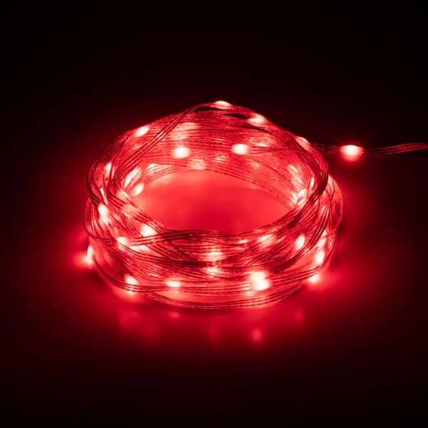 Умная гирлянда RGB, 10 м, ПДУ (управление цветом и режимами), таймер, USB, 100 LED, IP20 ERASG -01 ЭРА Б0060432