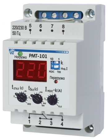Реле максимального тока РМТ-101 до 100А Новатек-Электро 3425604101