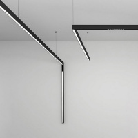 Шинопровод для низковольтных трековых светильников 1м черный FERON CABM1000 41959