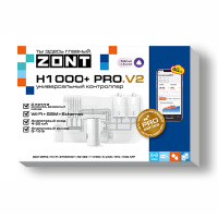 Контроллер ZONT H1000+ Pro.V2 универсальный GSM / Wi Fi / Etherrnet Zont ML00006584