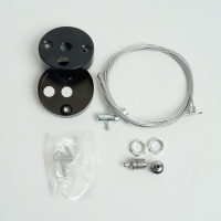 Светильник светодиодный ДПО-42вт 4000К 3360Лм линейный рассеиватель матовый в стальном корпусе черный Feron.ONE FERON AL4030 48536