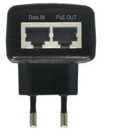 Инжектор PoE 1хRJ45 10/100/1000 Мб/с, 802.3af, до 15.4 Вт AC 100-240В OSNOVO 00012970