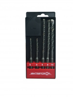 Набор буров PLUS (5PCS) 5.6х110. 6.8х160. 10х160 Интерскол 2015000100000