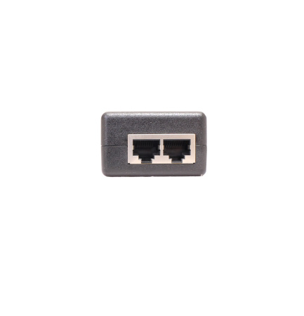 Инжектор PoE 1хRJ45 10/100/1000 Мб/с, 802.3af/at, до 30 Вт, AC 240В, DC 48В OSNOVO Midspan-1/300GA 00013338