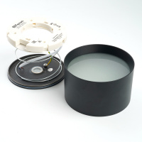 Светильник ДПО-25w GX70 без лампы IP44 черный FERON HL373 48733