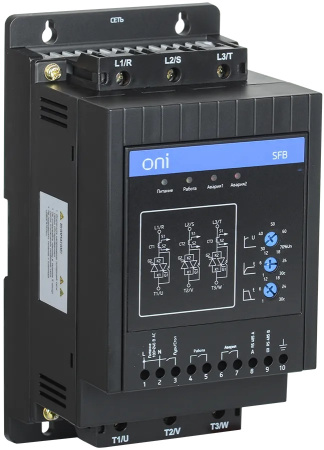 Устройство плавного пуска SFB 3Ф 380В 11кВт 22A Uупр 110-220В Modbus ONI SFB-33-11-A-10