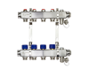 Коллекторная группа SSM-3R set 3 контура 1' x 3/4' с термостатическими клапанами и кронштейнами Ридан 088U0973R