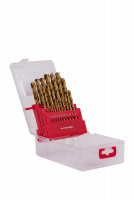 Набор сверел по металлу из быстрорежущей стали HSS-TiN 25 шт Интерскол 18301.025