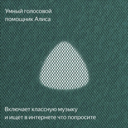 Умная колонка Яндекс Станция Макс с Алисой, с Zigbee, 65Вт Green (в комплекте пульт ДУ YNDX-00402) Yandex YNDX-00053Z