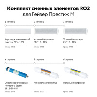 Комплект сменных элементов RO2 для Гейзер-Престиж-М ГЕЙЗЕР 50088