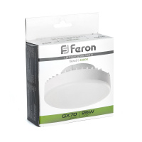 Лампа светодиодная LED 25вт GX70 белый таблетка FERON LB-474 38269