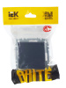 BRITE Розетка с заземлением с защитными шторками и крышкой 16А IP44 РСбш10-3-44-БрМ маренго IEK BR-R16-16-44-K35