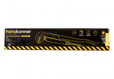 HK1045-03-P1 Ключ трубный рычажный 1 с закалёнными губками 320мм 90° CrV Sturm 