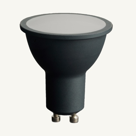 Лампа светодиодная LED 8вт 230в GU10 теплый черный корпус Feron.PRO FERON LB-1608 48958
