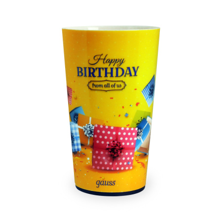 Стакан с подсветкой модель Birthday 3XLR44 LED LCUP