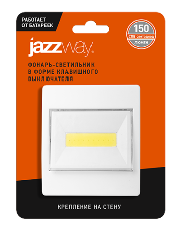 Светодиодный фонарь-светильник клавишный ''Выклю чатель'' JAZZway TS3-L2W JazzWay 5023345