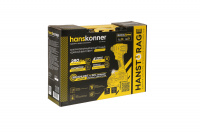 Винтоверт ударный бесщеточный 18В 1BatterySystem 280Нм 1/4' 1х4Ач кейс Hanskonner HCD20280BLC