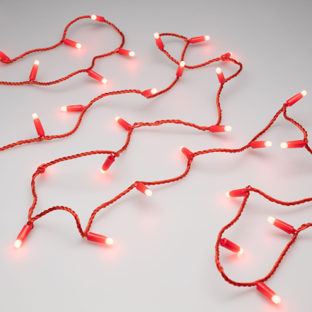 Гирлянда светодиодная декоративная ARD-STRING-CLASSIC-10000-RED-100LED-MILK-STD Red (230V, 7W) (ARDCL, IP65)