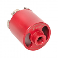 Коронка алмазная для дрелей (верхнее пылеудаление) DCH-72MHS M16 Professional EKF dch-72-mhs-m16