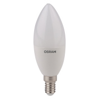 Лампа светодиодная LED 8Вт E14 CLB75 тепло-бел, матов.свеча OSRAM LEDVANCE 4058075210684