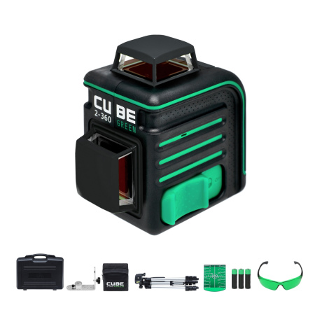 Уровень лазерный CUBE 2-360 Green Ultimate Edition ADA А00471