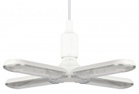 Фитолампа для растений светодиодная FITO-36W-Rа90-E27-FOLD 4-х лепестковая полного спектра 36 Вт Е27 ЭРА Б0061430