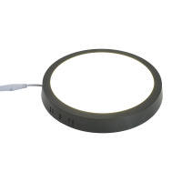 Светильник светодиодный ДПО-18w 4000K 1260Лм черный FERON AL504 51073