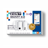 Контроллер ZONT SMART 2.0 отопительный GSM / Wi-Fi на стену и DIN-рейку Zont ML00004479