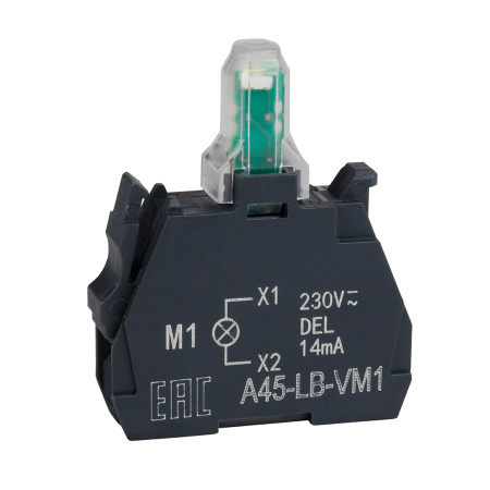 Световой блок OptiSignal D22 A45-LB-VM1 белый 230-240VAC ZBVM1 КЭАЗ 332207