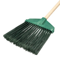 Метла полипропиленовая, 345х200х1420 мм, веерная распушенная, деревянный черенок, Россия СИБРТЕХ 63230