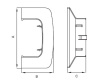 Ввод в стену 110х50 IN-Liner Front DKC 01007