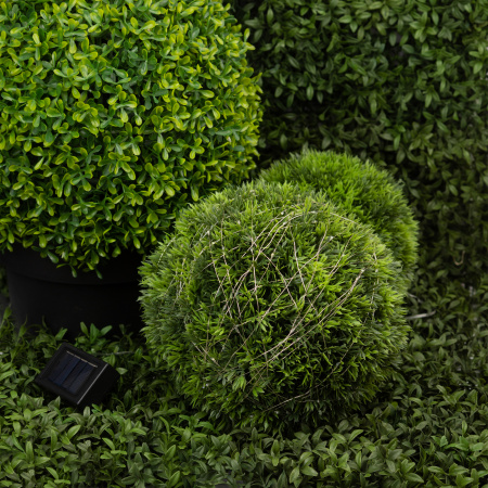 Б0053368 Гирлянда садовая ERASF22-17 Нить на солнечной батарее, холодный свет 21.9 м ЭРА 