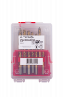 Набор сверел по металлу из быстрорежущей стали HSS-TiN 19 шт Интерскол 18301.019