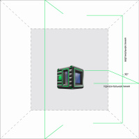 Уровень лазерный Cube 3D Green Professional Edition ADA А00545